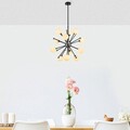 Lustra, Fulgor, 942FLG1269, Metal, Negru