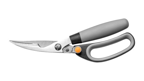 Foarfeca pentru pui eddie, ambition, inox, gri/negru