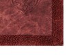 Set covorase de baie 2 piese, Alanur Home, COTTONKT000210, Bumbac, Rosu claret