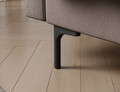 Canapea extensibila 3 locuri ELTAP, Roneyy, 212x89x86 cm, lemn/poliester, bej inchis