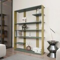 Corp biblioteca, Zena Home, Jenny, 120x160x29.6 cm, PAL, Verde