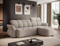 Coltar extensibil dreapta 3 locuri ELTAP, Beneth, 301x185x115 cm, lemn/poliester, bej