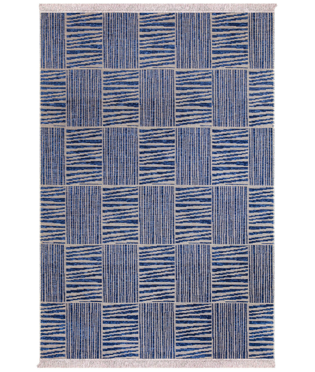 Covor De Hol, 23043A , 80x150 Cm, 100% PENTRU IUTĂ/CHEN, Albastru Navy