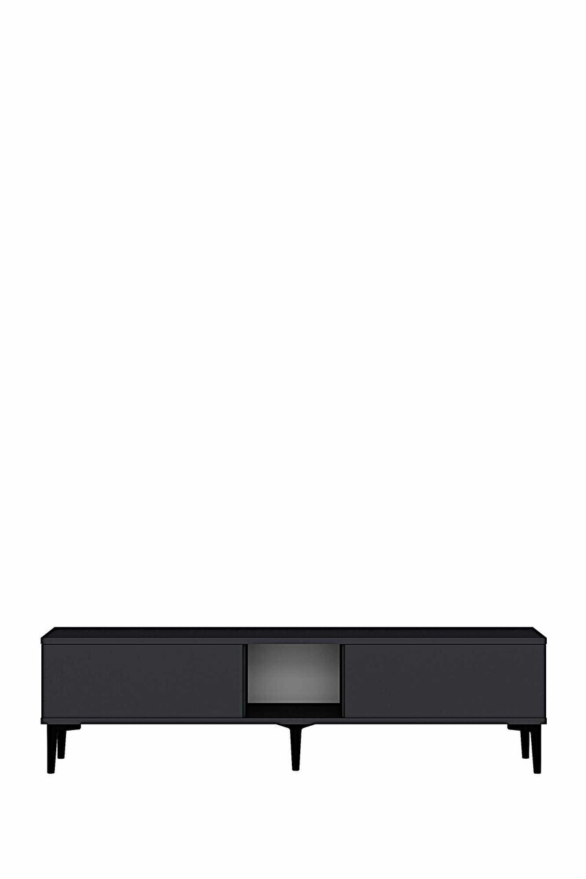 Comoda TV, Hanah Home, Didema 150, 150x40.5x30 cm, Antracit — imaginea 4