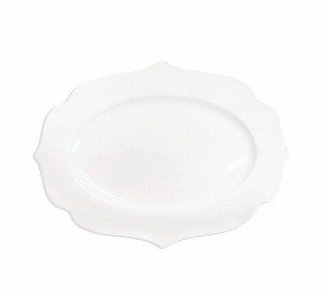 Platou servire, Queen, Brandani, 35x25 cm, portelan New Bone China