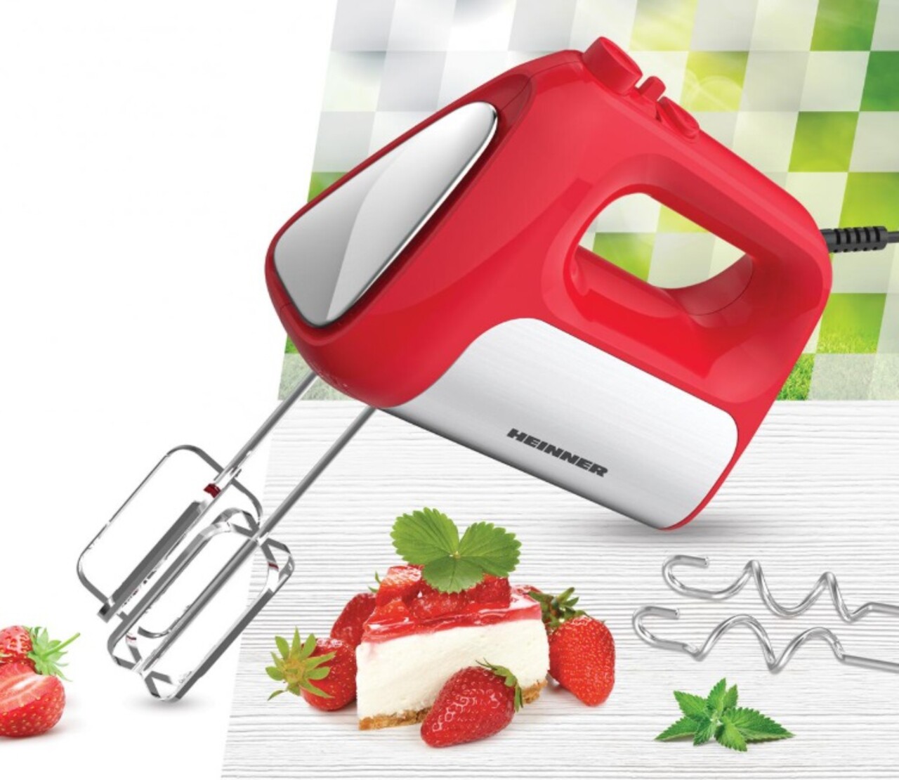 Mixer de mana Heinner 500W rosu