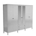 Dulap pentru haine, Cordelia, FRN-10011, Maro/Alb