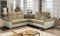 Coltar extensibil 5 locuri ELTAP, Fed-02, Federico, 266x266x102 cm, lemn/poliester, bej/bej deschis