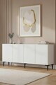 Consola, Hanah Home, Didema 180, 180x79x32 cm, Alb