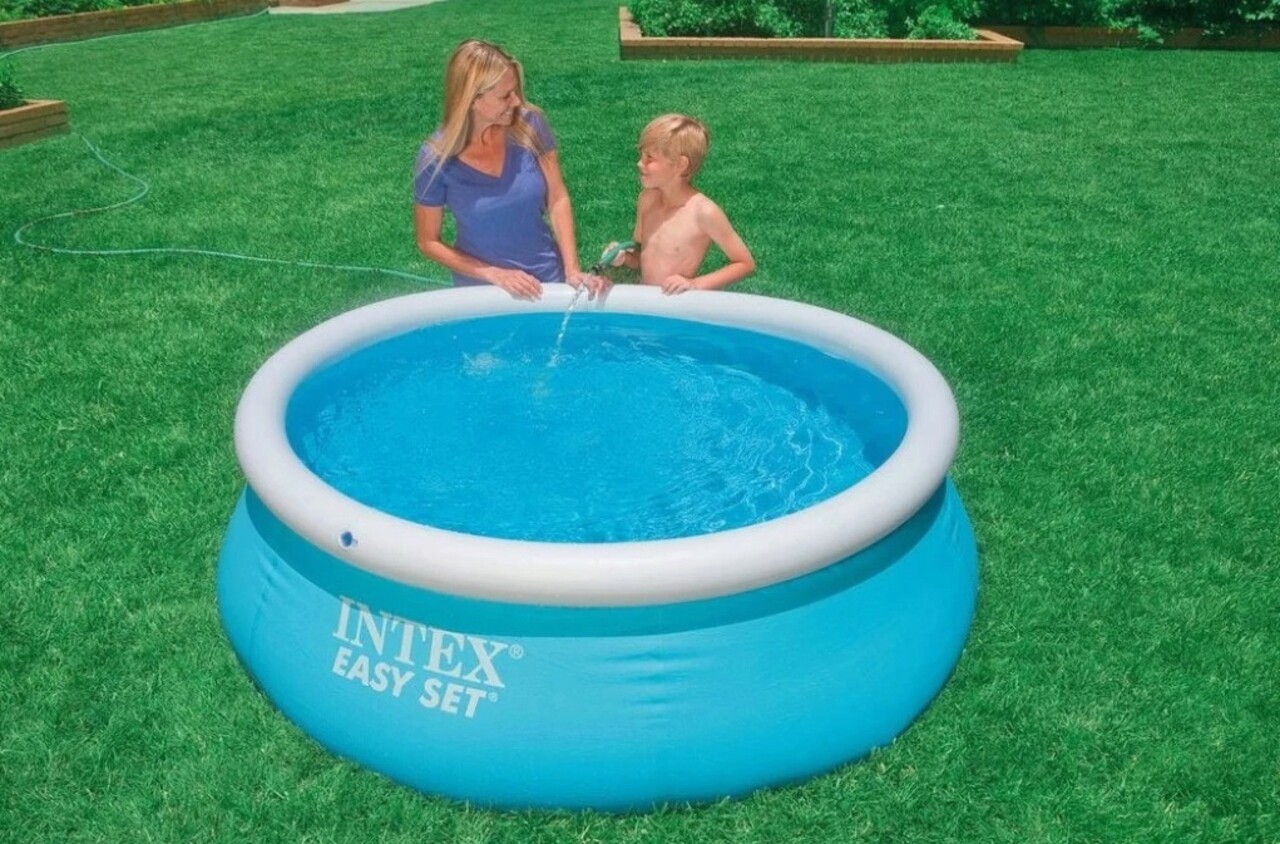 Piscina Gonflabila Easy Set, Intex, 183x51 Cm, 886 L, PVC