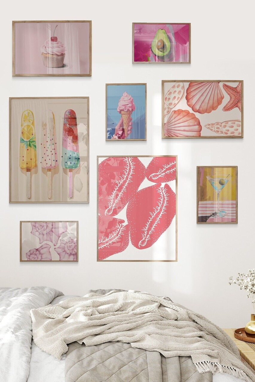 Tablou decorativ, Çgs-076-Wooden-Kck, Lemn masiv, Față: 100% PVC STICLĂ, Multicolor - view 2