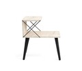Noptiera, Kalune Design, Cross, Travertin / Negru