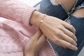 Bratara, Emily Westwood, Rose Gold Multi Heart, inox, auriu