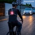 Ham sport cu lumini LED Safelt InnovaGoods, USB, gri/negru