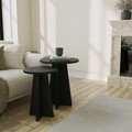 Set masute de cafea, Neostill, Mushroom 2, PAL, Negru