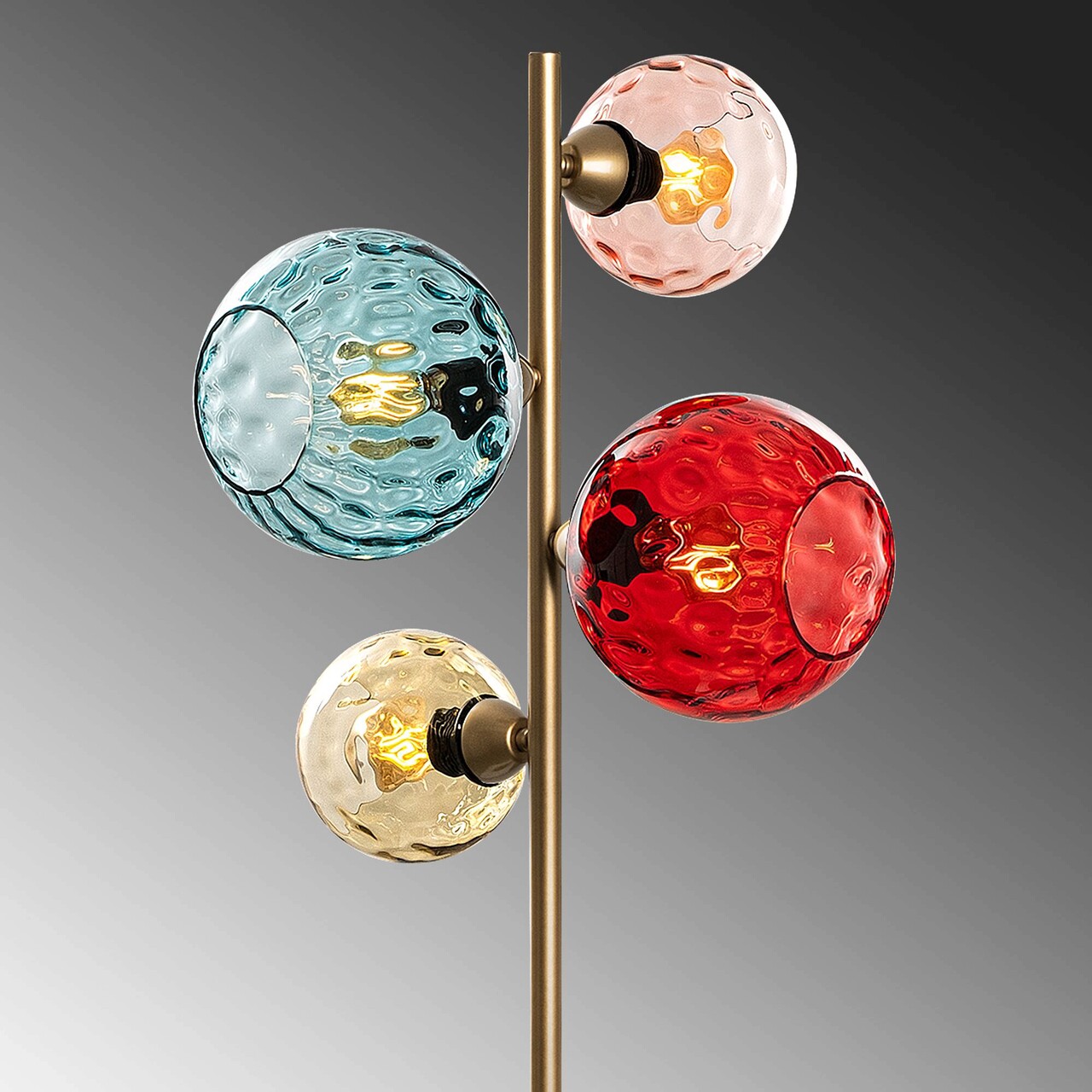 Lampadar, L'essentiel Maison, 521SHN3663, Multicolor / Auriu - view 7
