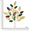 Decoratiune de perete Colorful, Mauro Ferretti, 81.9x3.8x97 cm, fier, multicolor