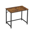 Birou, Vasagle, 80x50x75 cm, PAL/otel, maro rustic