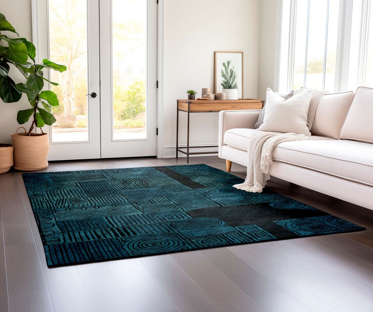 Covor, BSR-14, 100x140 cm, 60% bumbac/40% poliester, Multicolor — imaginea 2