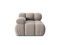 Modul stanga pentru canapea, 1 loc, Bellis-51, Micadoni Home, 94x94x70 cm, catifea, cappuccino