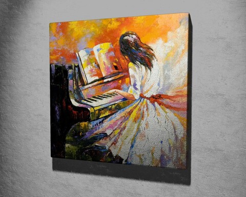 Tablou decorativ, kc273, canvas, lemn, multicolor