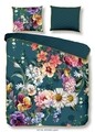Lenjerie de pat pentru doua persoane, Descanso Novara, 100% bumbac satinat, 3 piese, multicolora