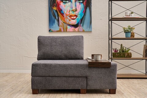 Fotoliu extensibil, Atelier del Sofa, 613LFS1173, Gri