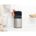 Cos de gunoi, Brabantia, Bo Small, 7 L, 20.7x24.2x31.7 cm, otel, argintiu
