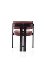 Scaun, Nmobb, Cozy, Negru/Rosu