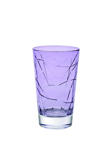 Set 6 pahare diverse bauturi, Vidivi, Dolomiti, 420 ml, sticla, mov mezoni.ro