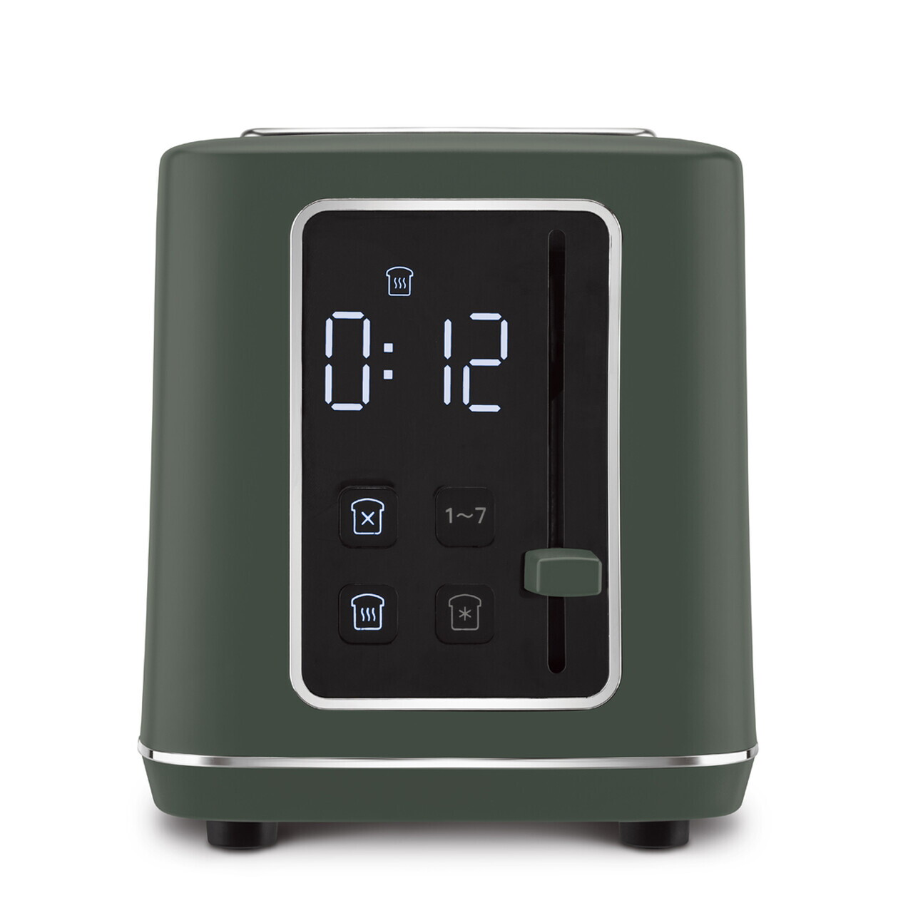 Prajitor de paine digital Berlinger Haus, Matte Green, 27.8x16.6x19.1 cm, inox, verde mat - imagine 8