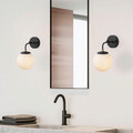 Aplica de perete, Fulgor, 942FLG2180, Metal, Negru / Antic / Crem