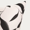 Lenjerie de pat dubla Lydia, Homla, 3 piese, 160x200 cm, bumbac satinat, bej/negru