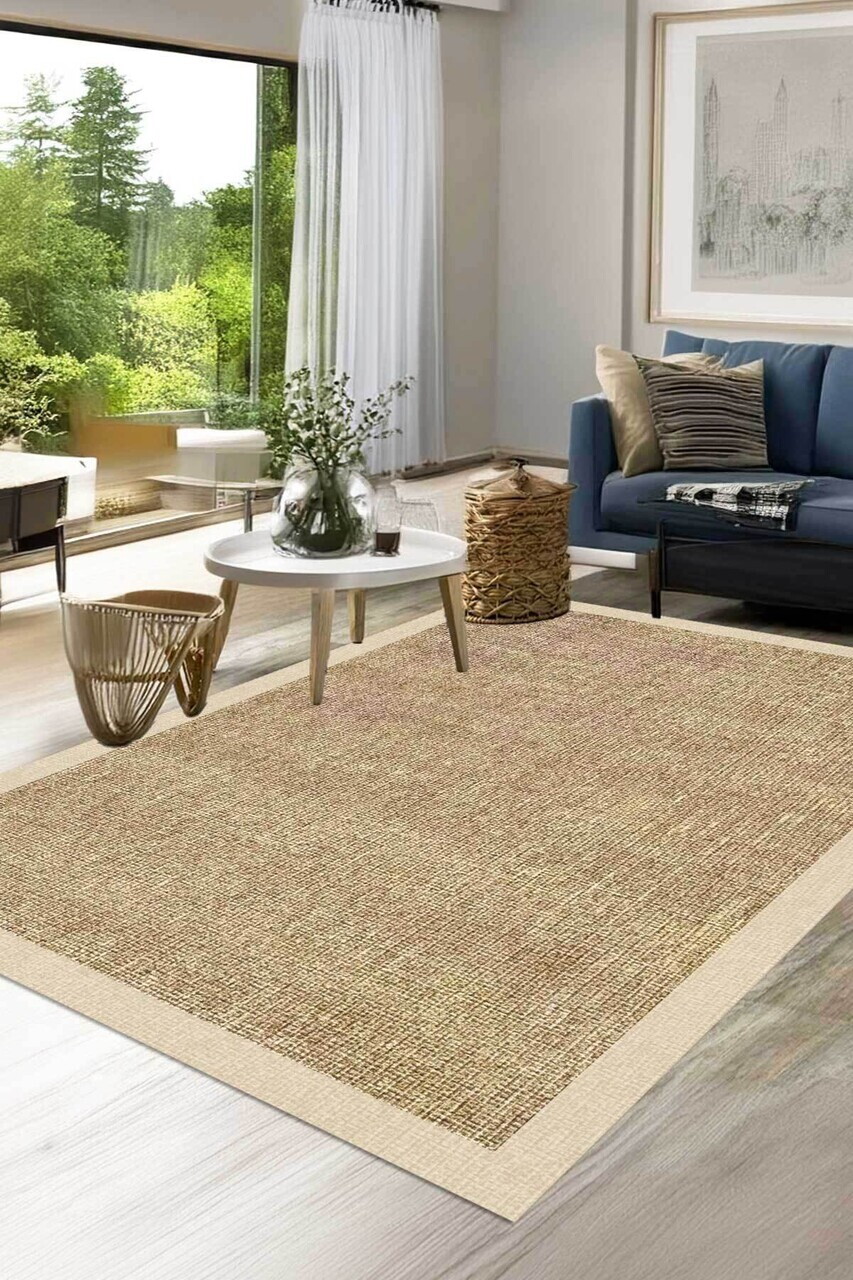 Covor, CLR-7239-HALI-5, 80x150 cm, Poliester, Bej