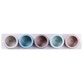 Set condimente 5 recipiente si suport, Luigi Ferrero Norsk FR-1655, magnetic, plastic/metal