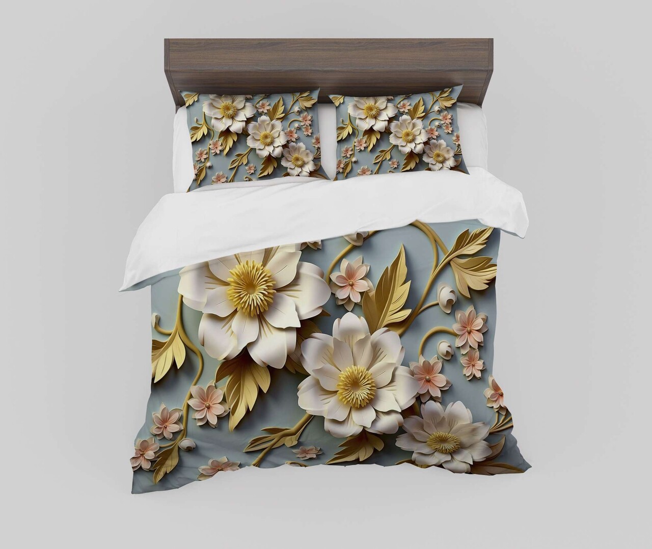 Set husă de pilotă dublă (FR), L'essentiel Maison, FLW_DVT25-14, Multicolor - view 4
