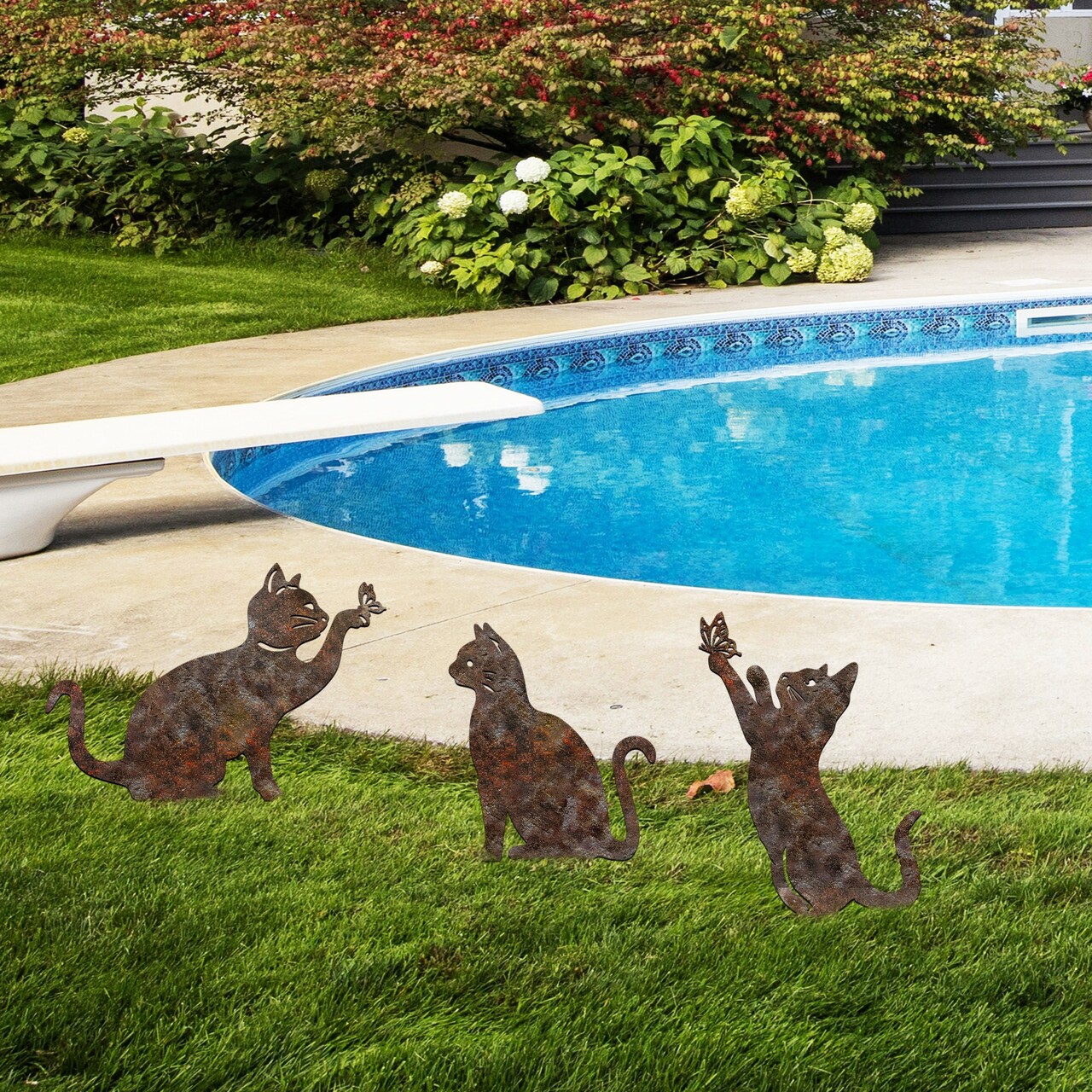 Obiect decorativ de grădină, Fam 13, Maro antichizat - imagine 2