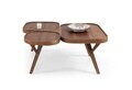Masuta de cafea, Hanah Home, Sofya 102, 102x44x92 cm, LEMN MASIV DE FAG, Maro