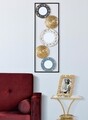 Decoratiune de perete 3D Gloty-A, Mauro Ferretti, 31x90 cm, fier, multicolor