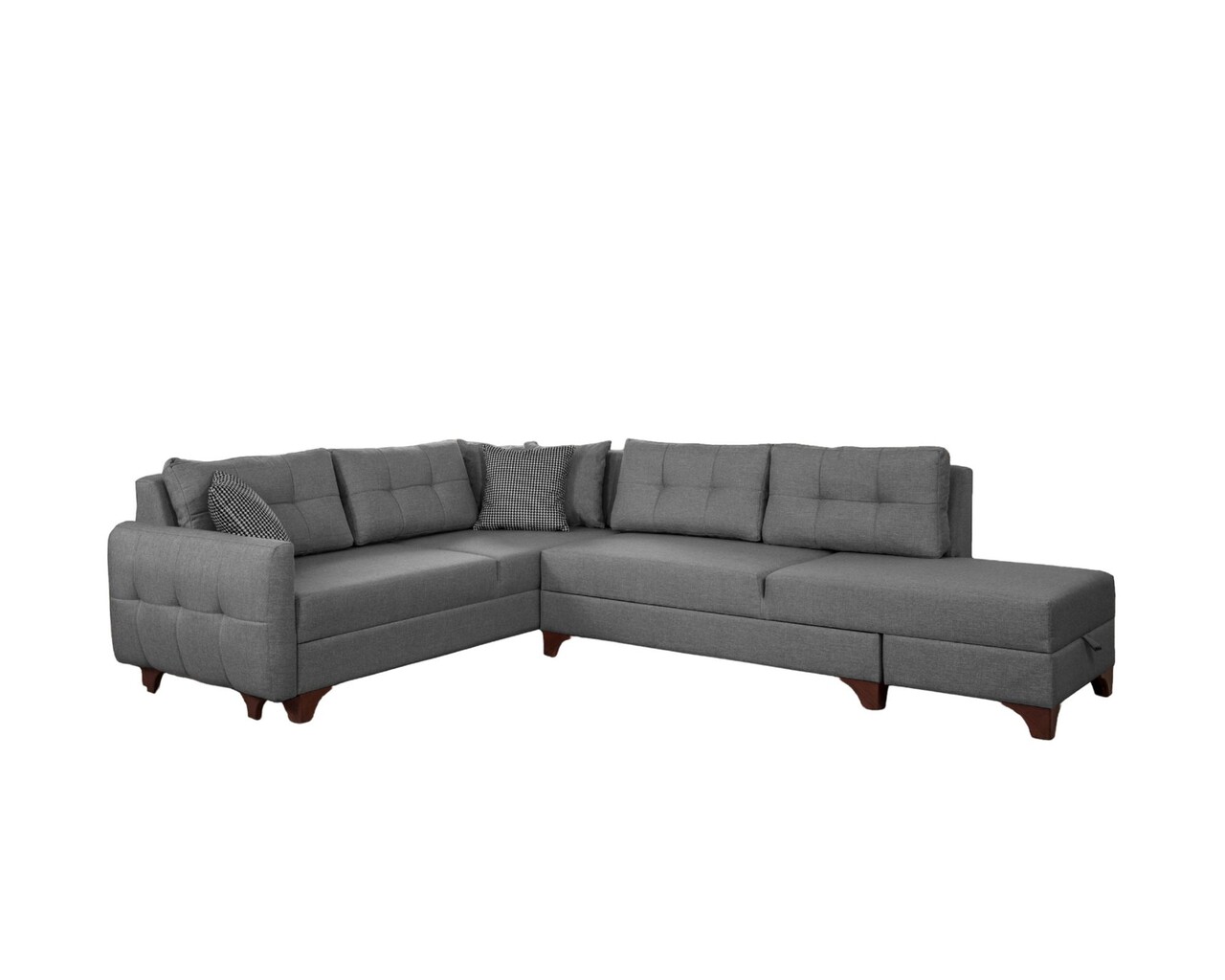 Coltar, Atelier del Sofa, 752EST1306, Lemn de carpen;PAL, Gri - view 4