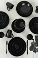 Serviciu de masa, Keramika, 275KRM1744, Ceramica, Negru