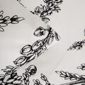 Lenjerie de pat dubla Camilla, Homla, 3 piese, 160x200 cm, microfibra din poliester, alb/negru