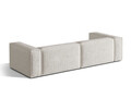 Canapea 5 locuri, Nuria-260, Micadoni Home, 290x110x72 cm, tesatura boucle, gri bej melange