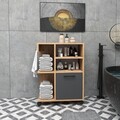 Dulap multifunctional, Arnetti, Rebusa, Pin Atlantic / Antracit
