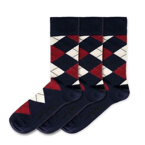 Set 3 perechi sosete barbati, Funky Steps, FSB126, marimea 41-45