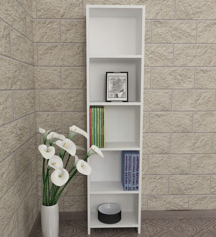 Corp biblioteca, furny home, cansu d, 38.6x160x19.5 cm, alb