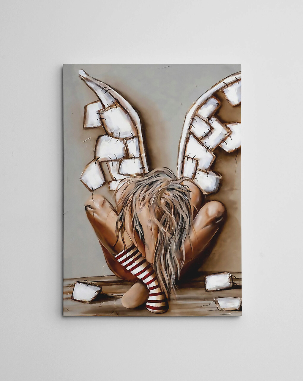 Tablou decorativ, WY180 (70 x 100), 50% bumbac / 50% poliester, Canvas imprimat, Multicolor - 1 | YEO