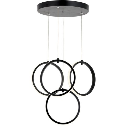 Lustra siyah, 2004/4 y sy, squid lighting, 35x35x70 cm, 55w, negru