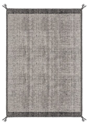 Covor Chathu, Bizzotto, 160 x 230 cm, lana, verso din bumbac, gri 160