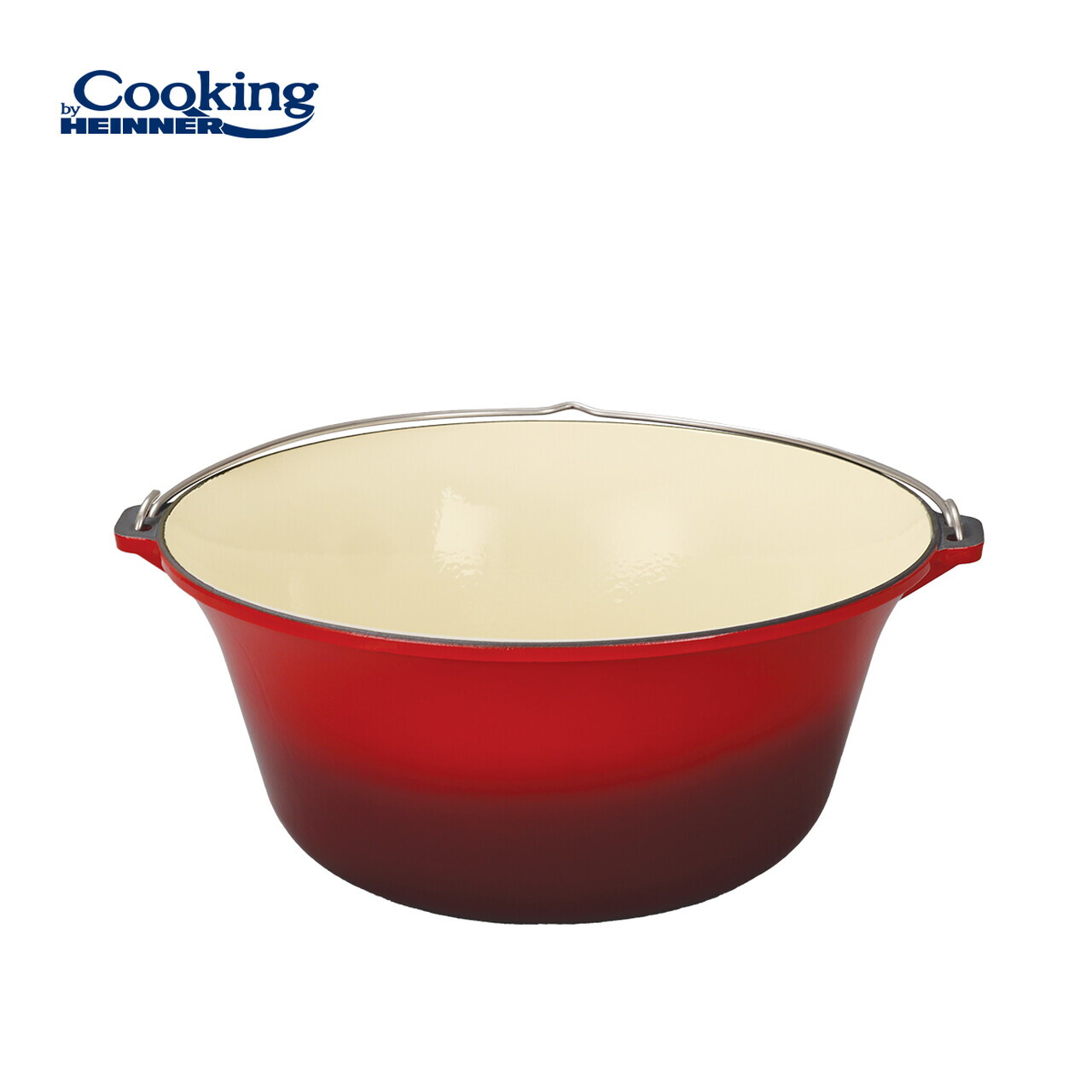 Ceaun Cooking by Heinner, 41x19.5 cm, 16 L, fonta emailata, rosu - imagine 4